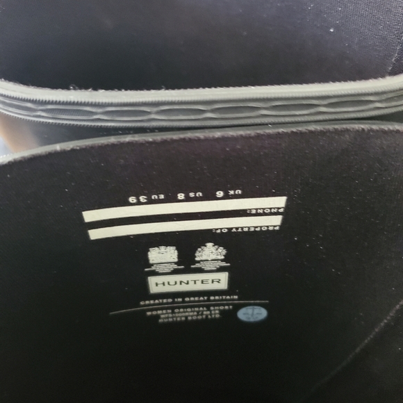 Women's Hunter Original boots short size 8 - Picture 7 of 9